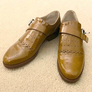 MICHAEL Michael Kors Brown Leather Oxfords (Unworn)